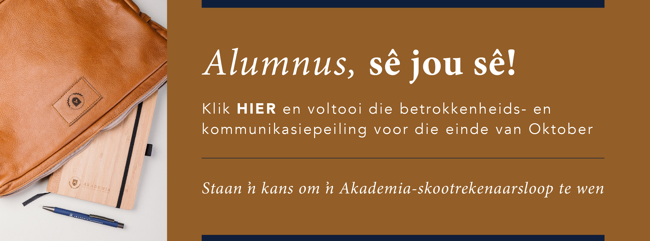 Alumnus, sê jou sê!